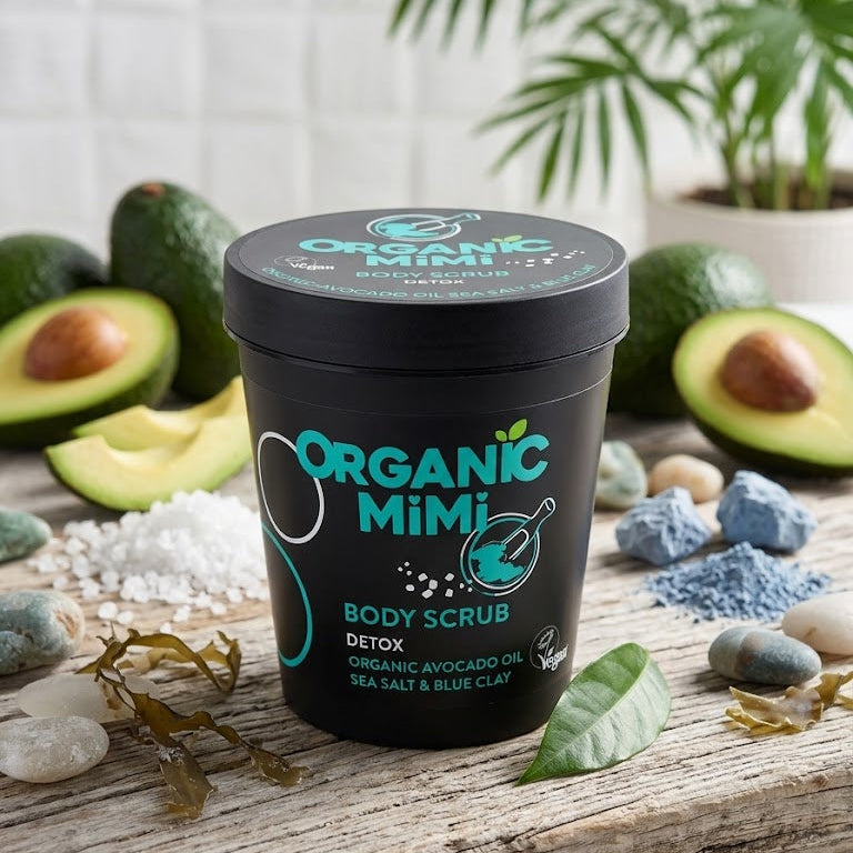 Esfoliante Corporal Detox – Sal Marinho e Argila Azul