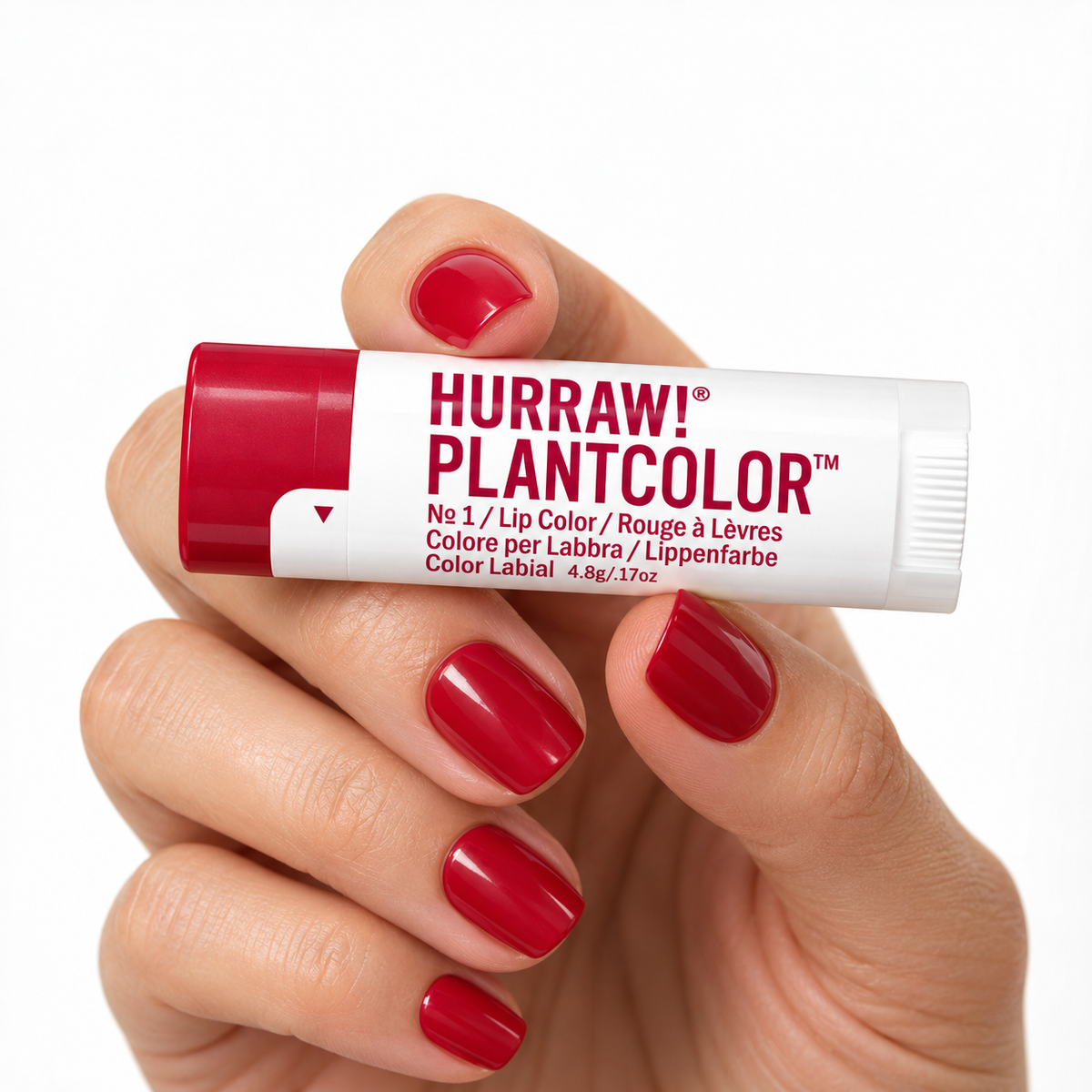 Bálsamo Labial Vegano con Color Hurraw