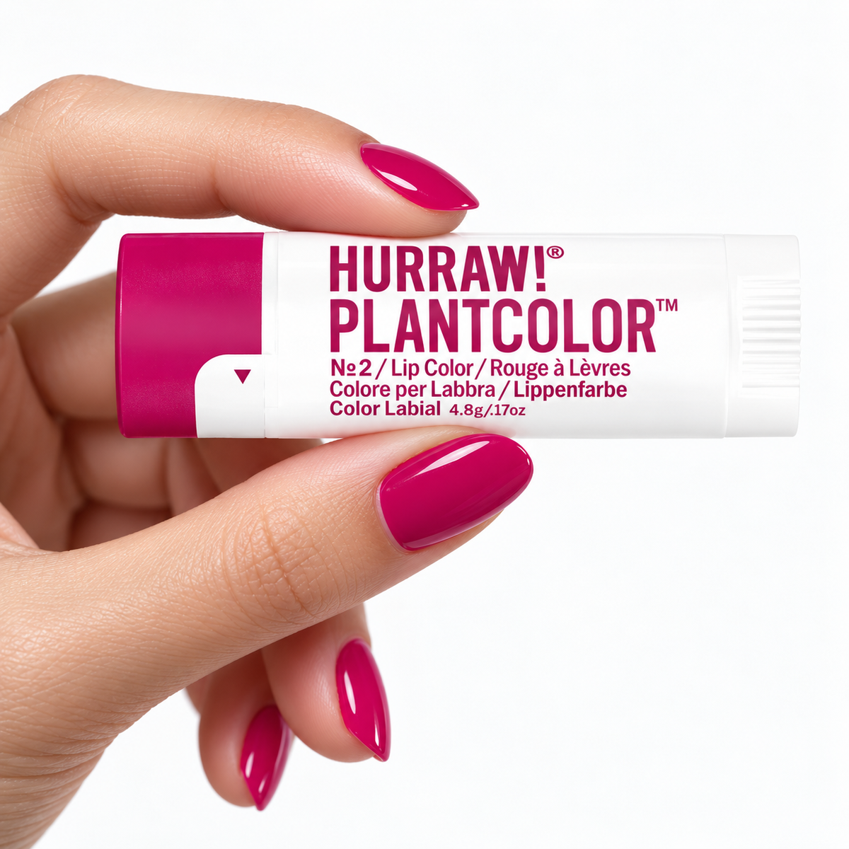 Bálsamo Labial Vegano con Color Hurraw
