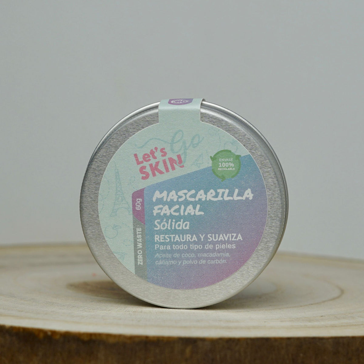 Masque visage solide DETOX