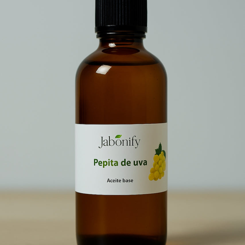 Óleo base de grainha de uva