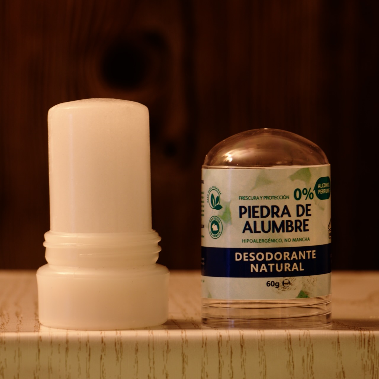Desodorante natural de piedra de alumbre