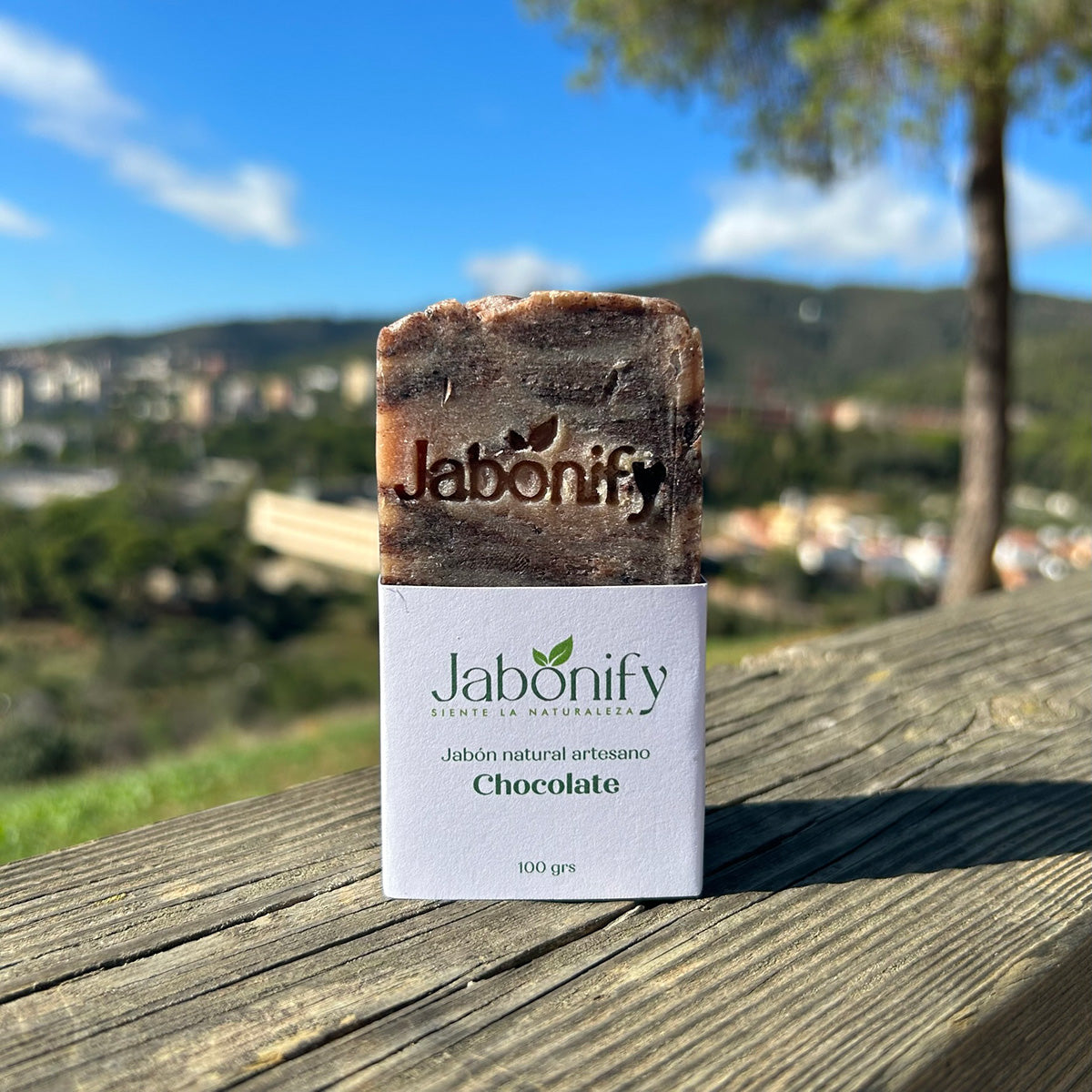 jabón de chocolate