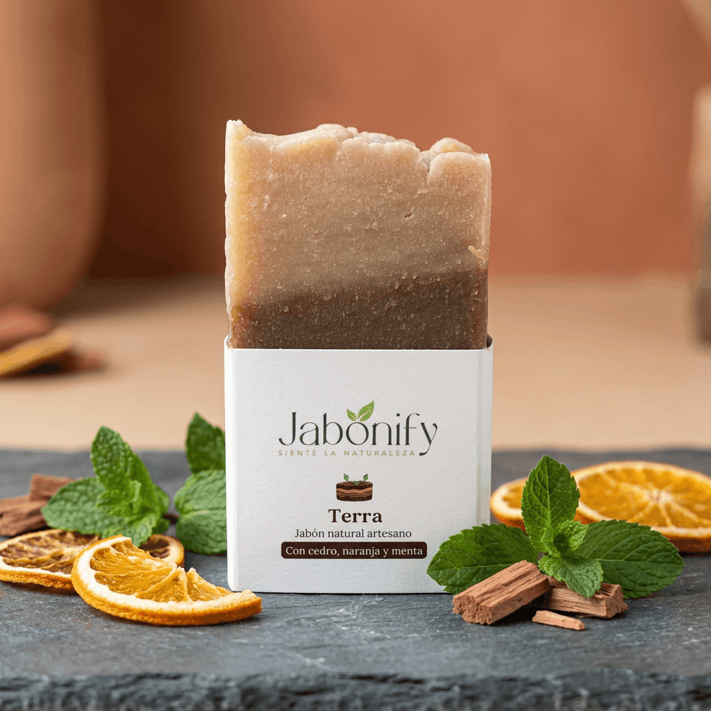 Jabón Terra con Cedro, Naranja y Menta (disponible el 18/09 a las 19h)