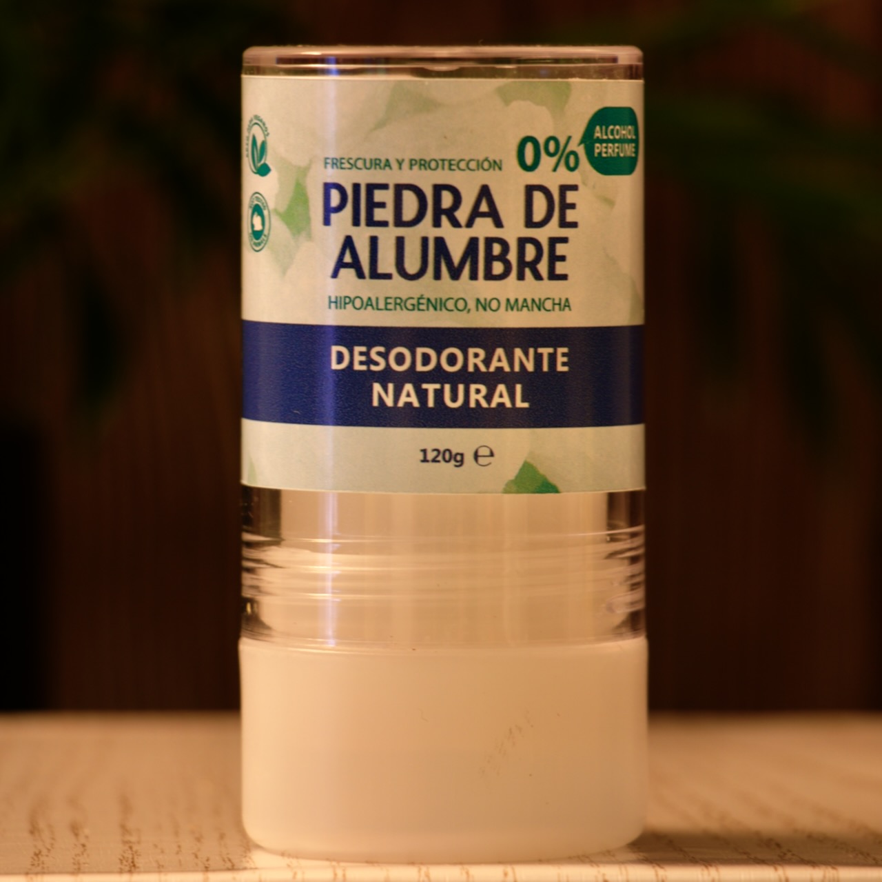 Desodorante natural de piedra de alumbre