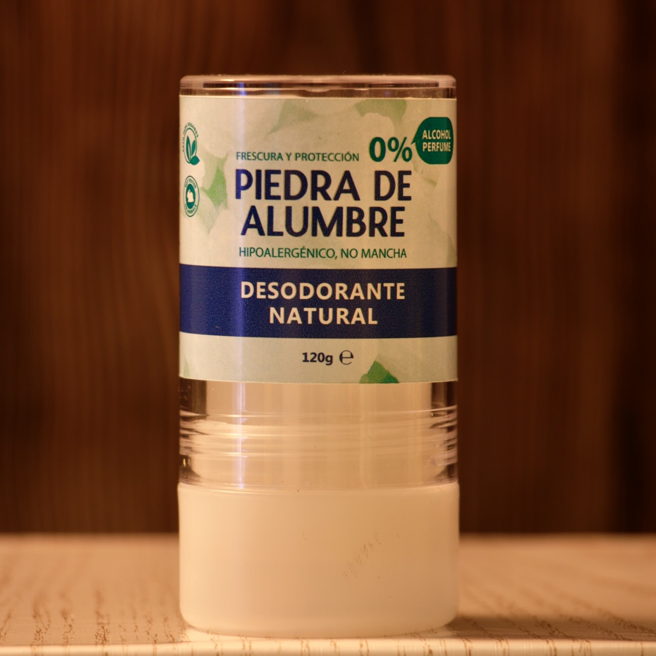 Desodorante natural de piedra de alumbre