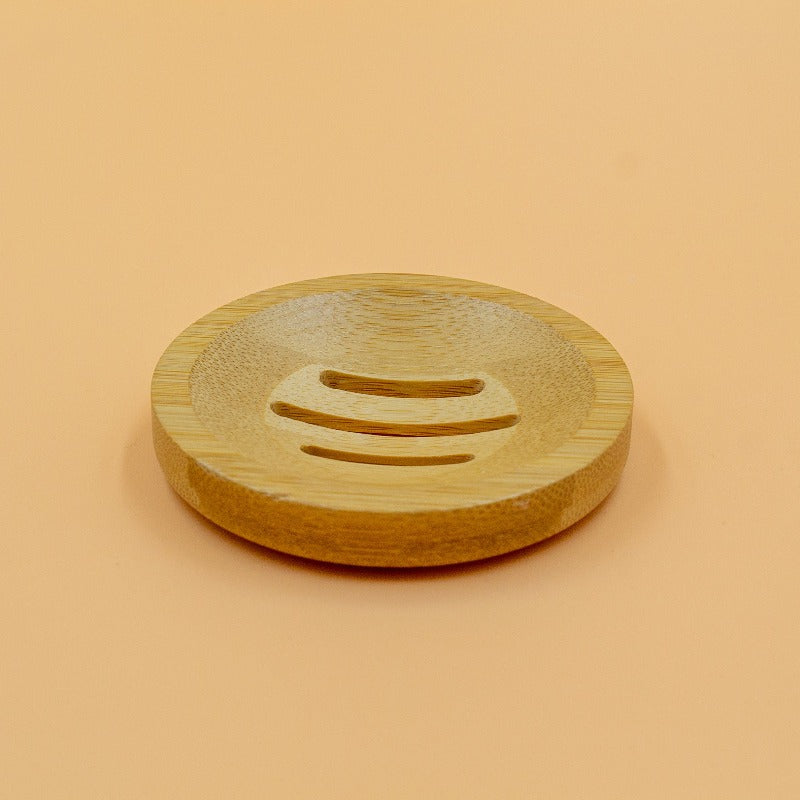 Jabonera bambú circular