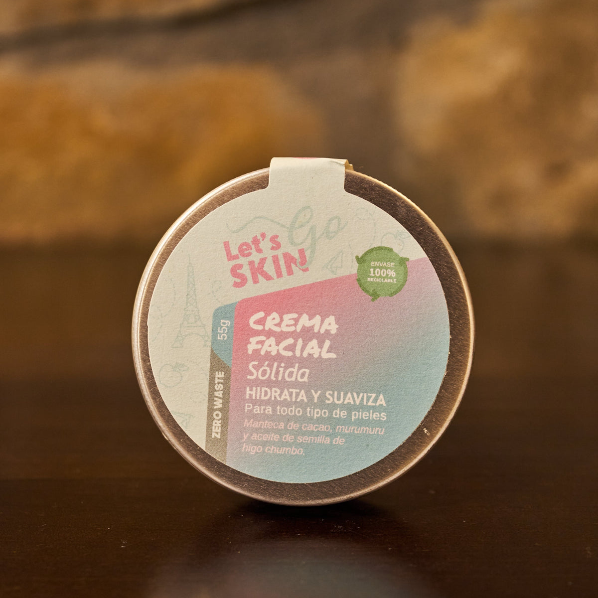 crema facial solida