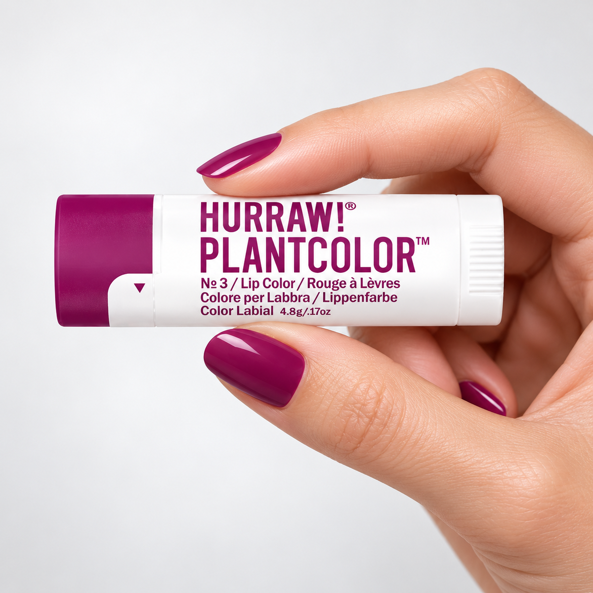 Bálsamo Labial Vegano con Color Hurraw