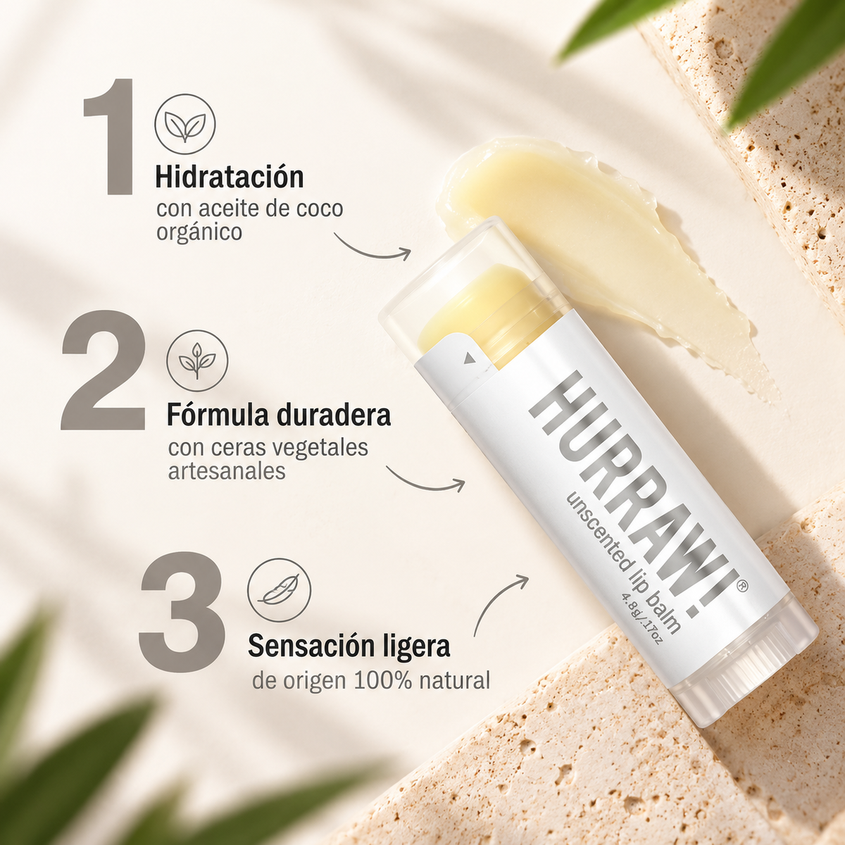 Bálsamo Labial Vegano Hurraw
