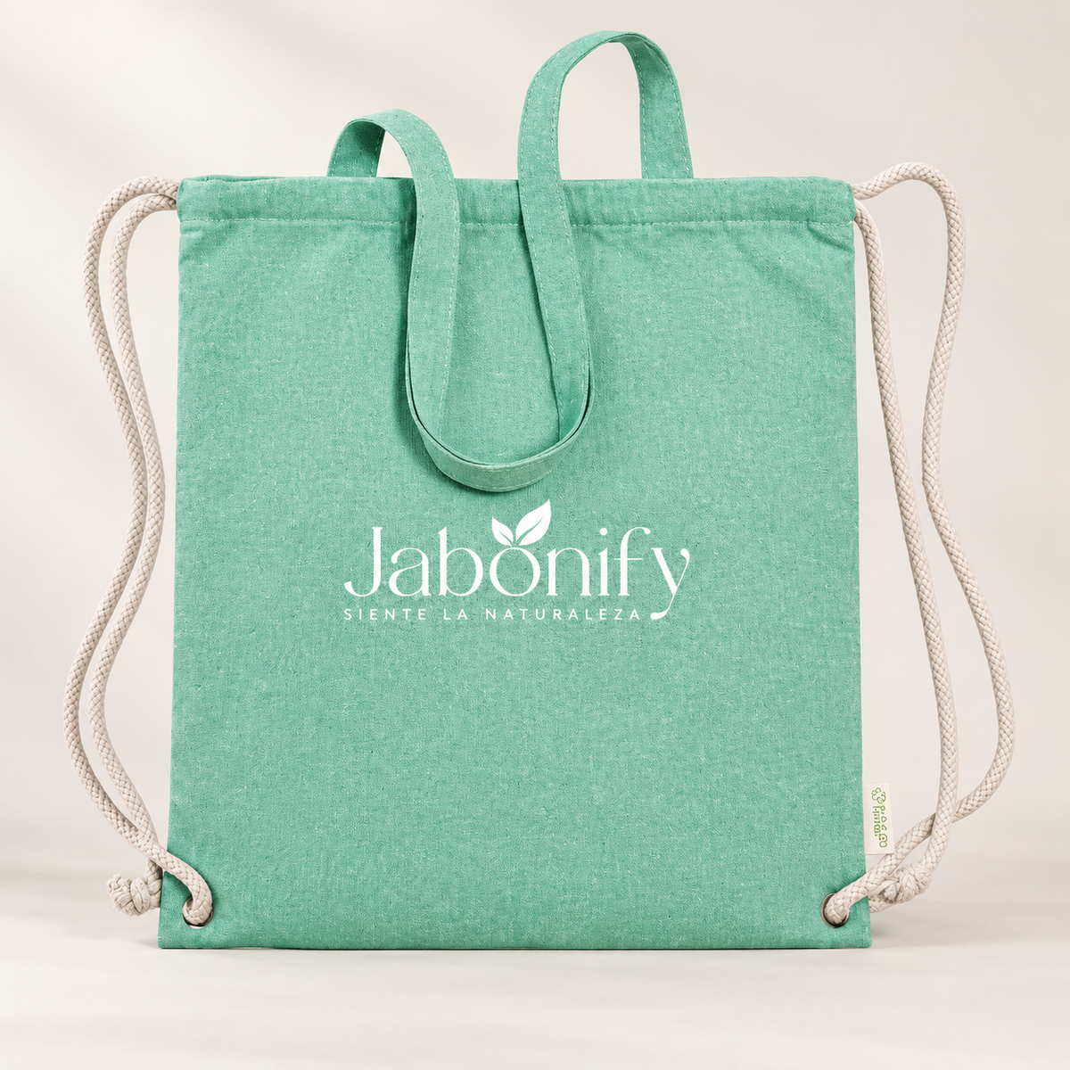 Mochila de Cuerdas Jabonify · Algodón Reciclado