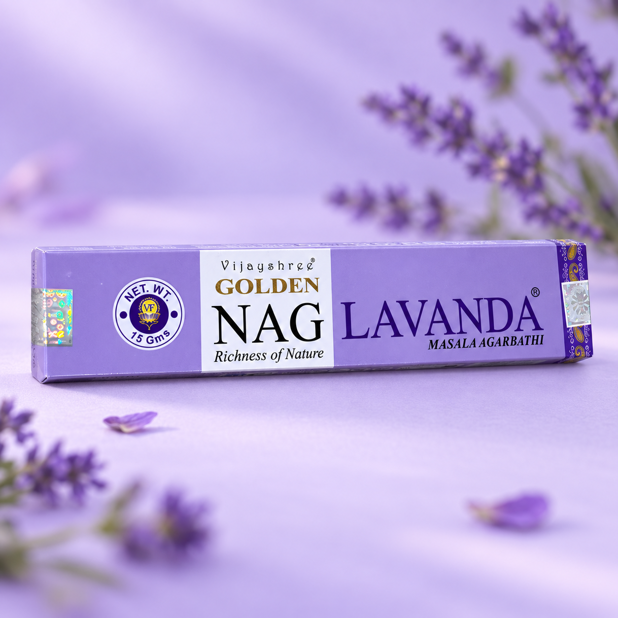 Incienso Golden Nag Artesanal · 12 Aromas