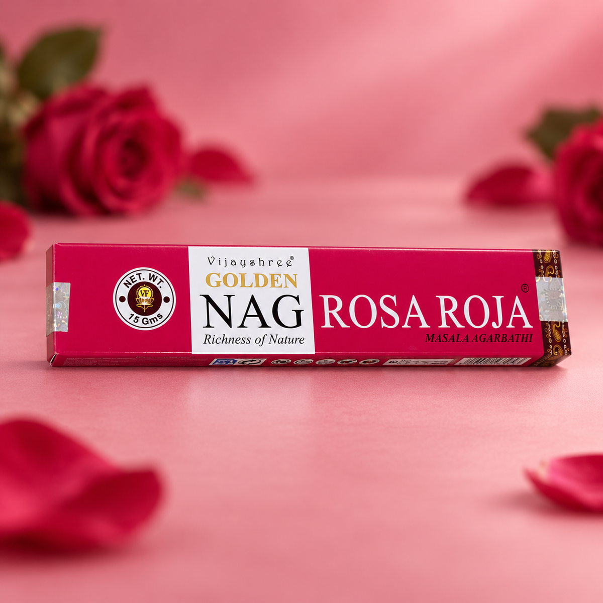 Incienso Golden Nag Artesanal · 12 Aromas