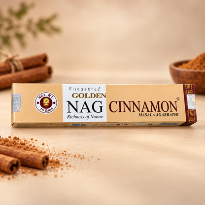 Incienso Golden Nag Artesanal · 12 Aromas