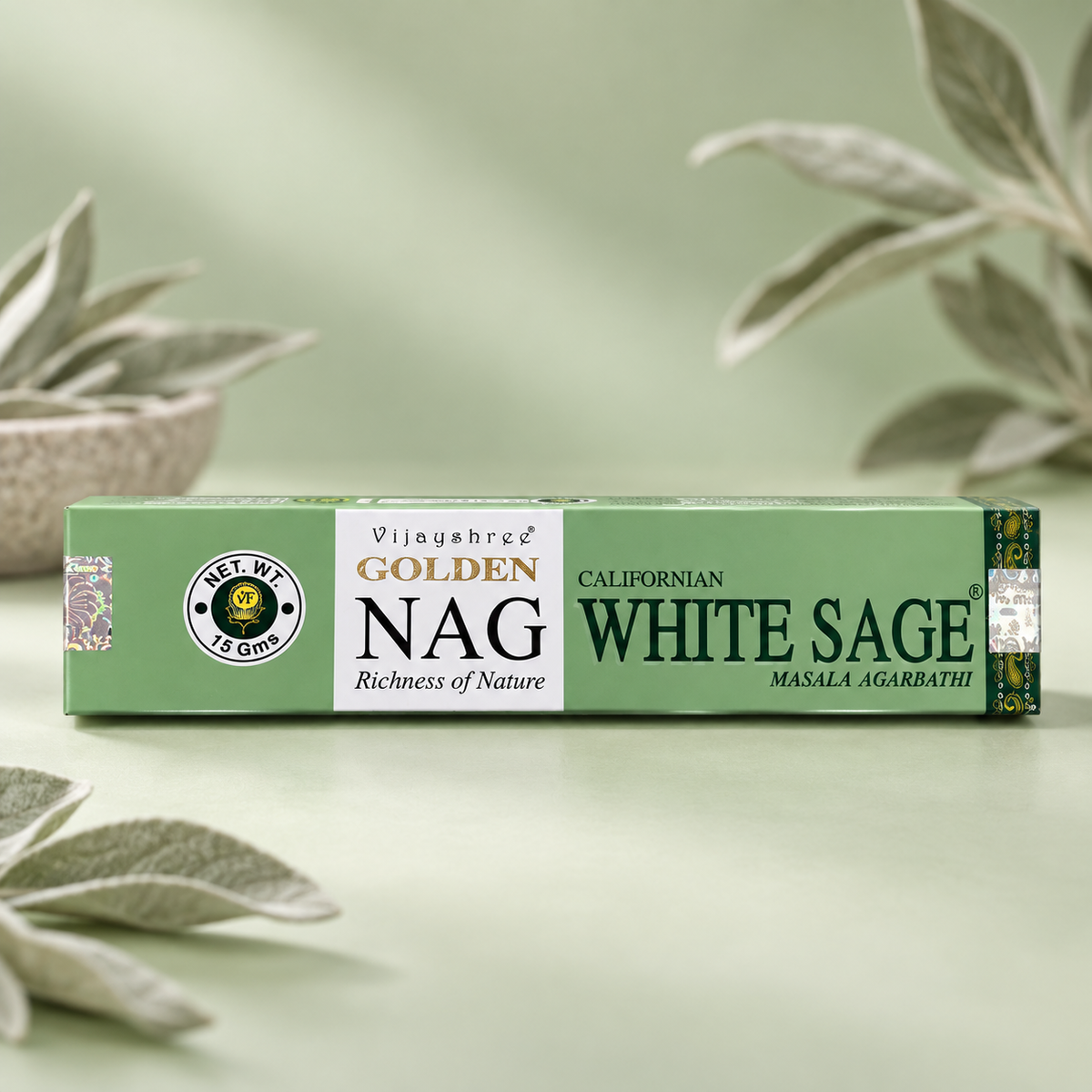 Incienso Golden Nag Artesanal · 12 Aromas