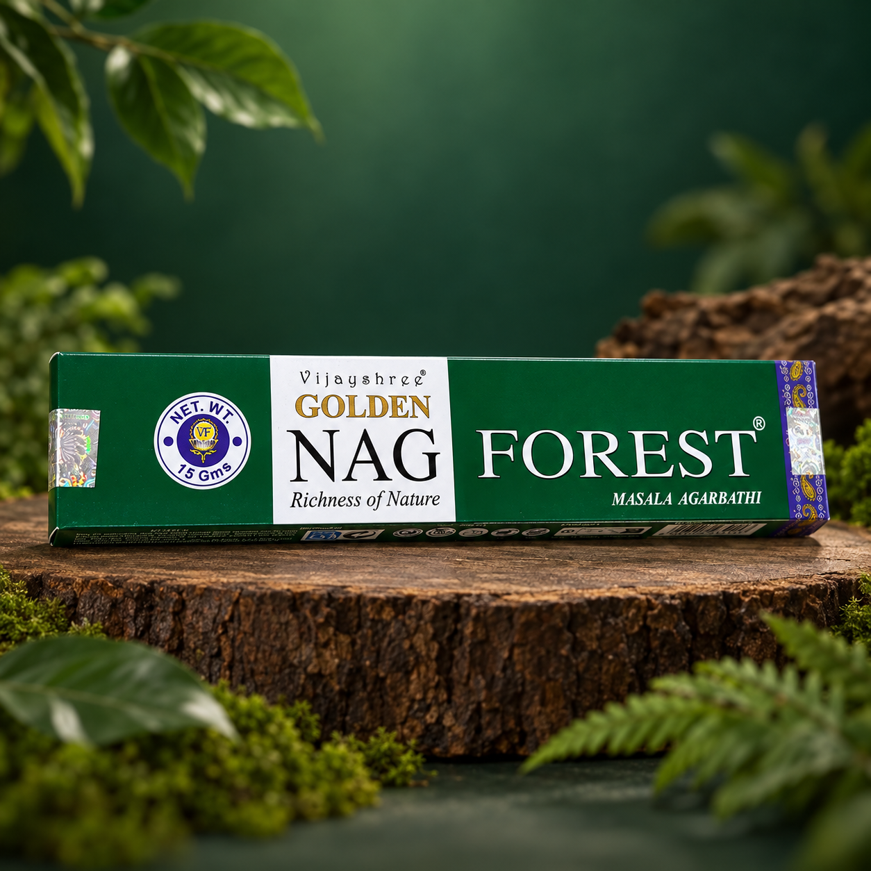 Incienso Golden Nag Artesanal · 12 Aromas