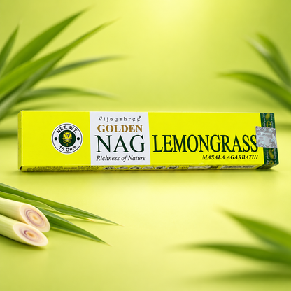 Incienso Golden Nag Artesanal · 12 Aromas