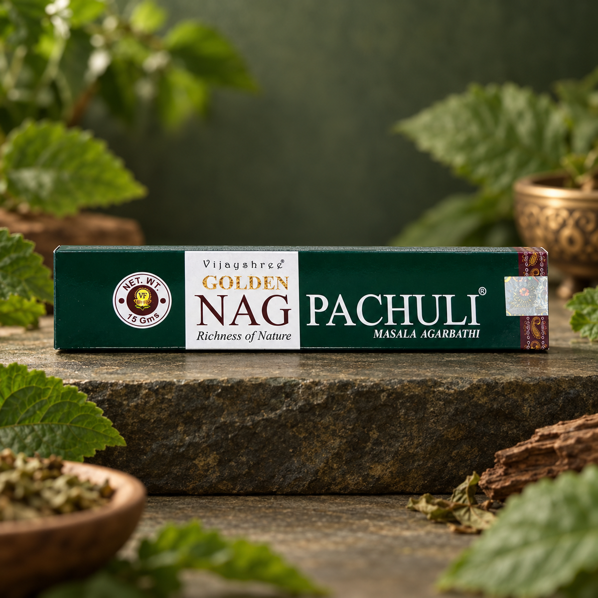 Incienso Golden Nag Artesanal · 12 Aromas