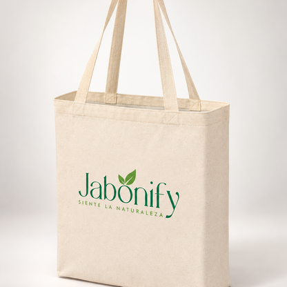 Bolsa Plegable de Algodón y Corcho Jabonify