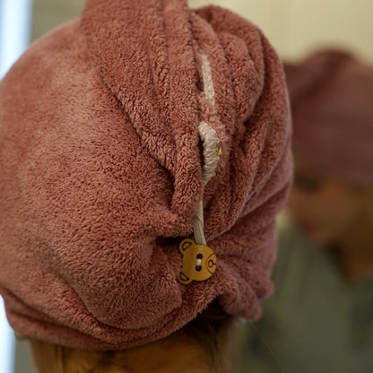 Toalha de cabelo em microfibra