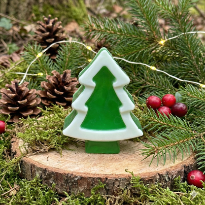 Jabon artesanal de glicerina navideño