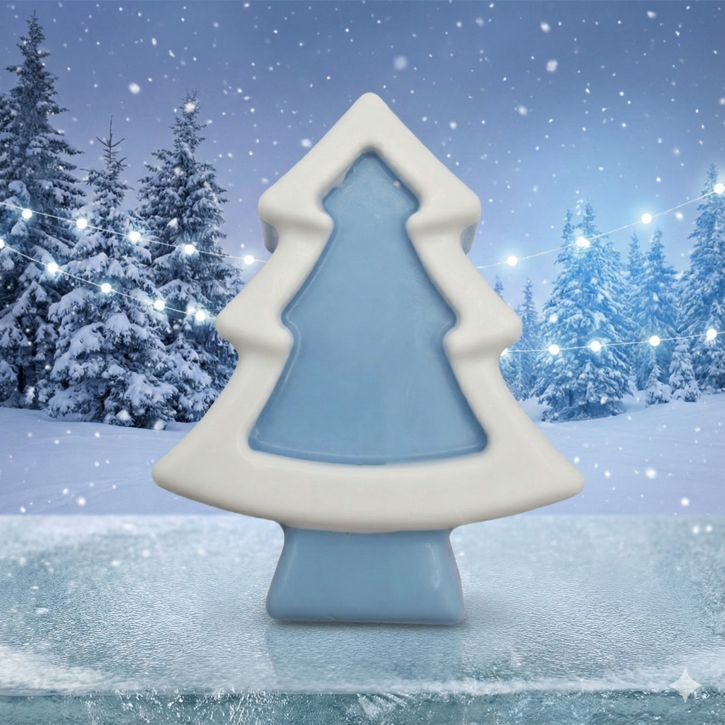 Jabon artesanal de glicerina navideño