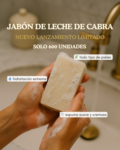 Jabón de Leche de Cabra 🥛 - Edición Limitada (disponible el miércoles 26)