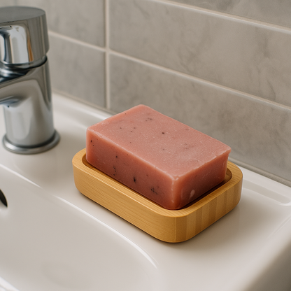 Jabonera de bambú con rejillas (NOVEDAD)