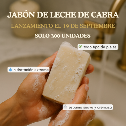 Jabón de Leche de Cabra 🥛 - Edición Limitada
