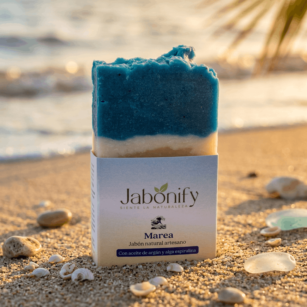 Sabonete MAREA com argão e espirulina