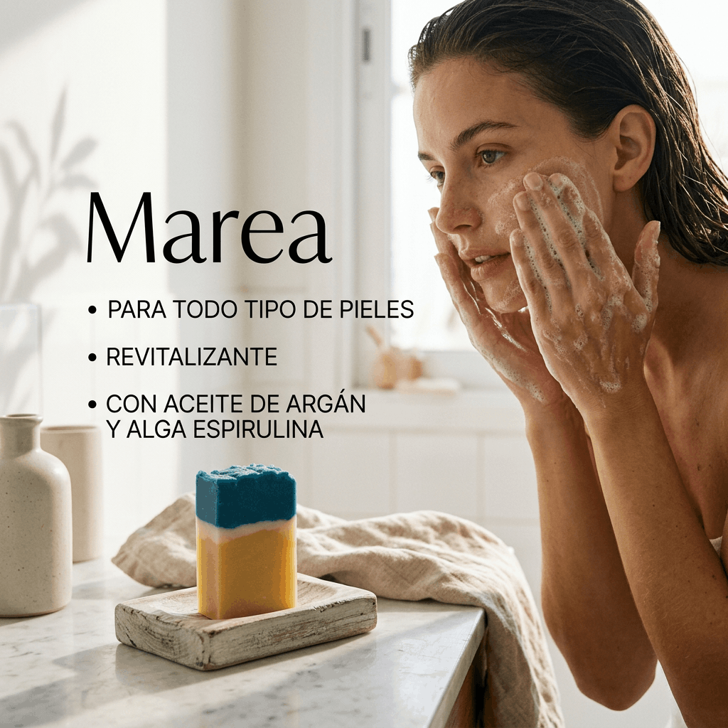Sabonete MAREA com argão e espirulina