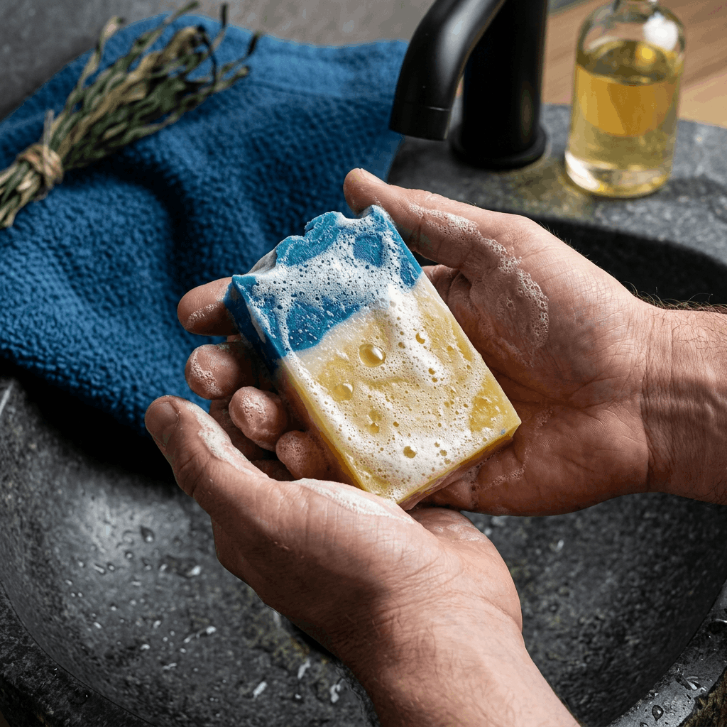 Sabonete MAREA com argão e espirulina