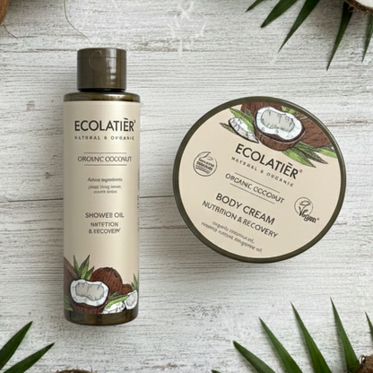 Pack de cuidado corporal hidratante de coco orgánico