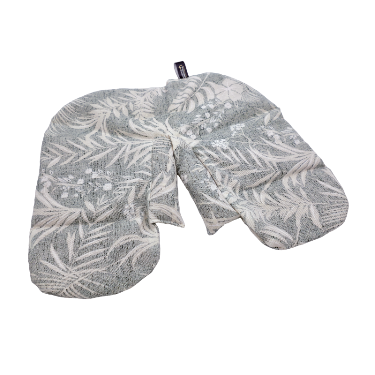 Bolsa térmica recheada com sementes calmantes e relaxantes.